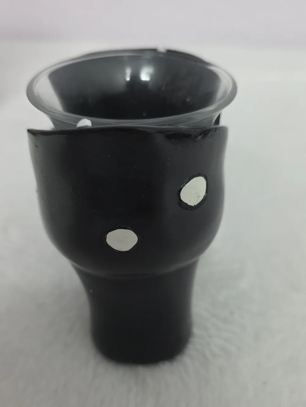 Halloween Witch's Shoe Polka Dot Tealight Candleholder